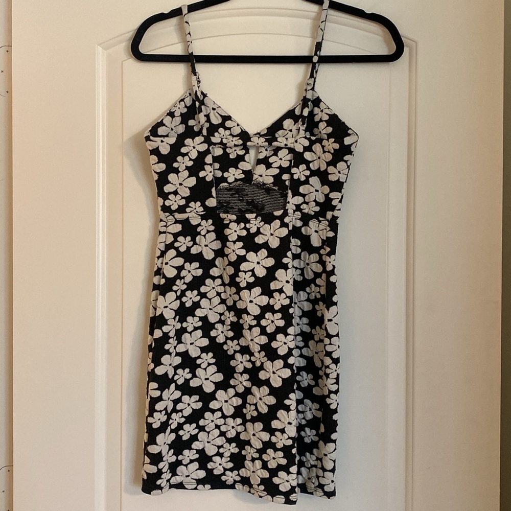 Black/white- mini Daisy Dress - Picture 2 of 2